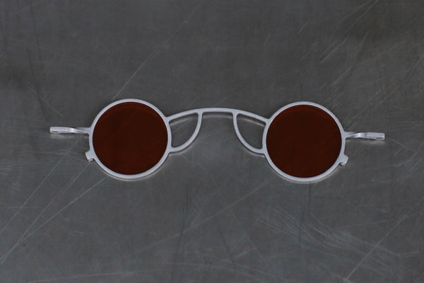 Rigards RG0105TI Series Collection Titanium Freely Removable Double-layer Glasses RG-RG0105TI CLIP-YSKYZH-F Silver Frame Carmine Red